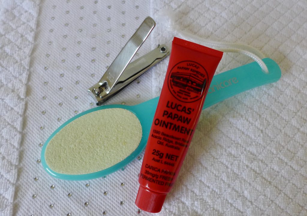 Lucas Pawpaw Ointment ideal to include in a pedicure or manicure   Photograph:  GRACIE