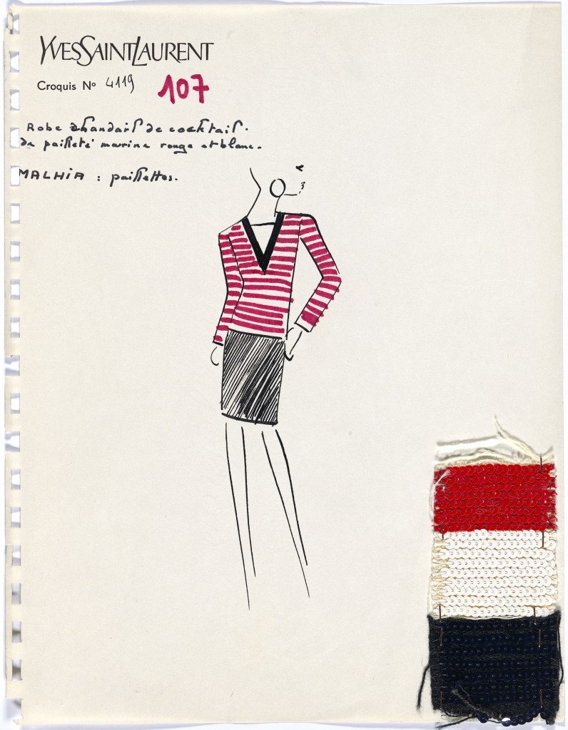 Yves Saint Laurent, Paris Fashion design (c.1970) Campbell-Pretty Fashion Research Collection National Gallery of Victoria, Melbourne Purchased with funds donated by Mrs Krystyna Campbell-Pretty in memory of Mr Harold Campbell- Pretty, 2015